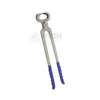 Pince à sabots vétérinaire pour chevaux de 14 pouces, polie, pour pistes de course, avec logo personnalisé, en acier, légère, outil de haute qualité pour sabots