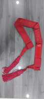 Haute qualité personnalisé Satin taille ceintures ruban rouge imprimé bande unie pour les mariages fonctions de cérémonie-décorations de chaise jetables