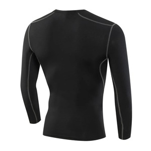 Men's High-Performance Eco-Friendly Front Short Sleeve Spandex/Polyester V-Neck Tee Customized Logo-Gym Wear for Strength - Product Image 4