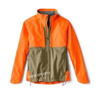 Veste Isolante Multipoche Orange à Motif de Chasse Personnalisable pour Homme d'Extérieur Chasse et Tir