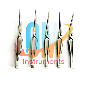 Pince vasculaire Bulldog à mâchoires angulées de 23 mm, chirurgie cardiovasculaire, instruments en acier inoxydable allemand, marquage CE | Instruments OldMed - Product Image 5