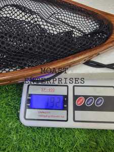 Filet de pêche en maille de silicone pliable de 79.5cm avec interrupteur de verrouillage Clip de ceinture Bass Trout Boat N02 Filet d'atterrissage de pêche - Product Image 3