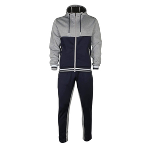 Ensemble de survêtement à glissière intégrale pour la course et l'entraînement en salle de sport Survêtement imprimé à sublimation personnalisée pour les équipes - Product Image 1