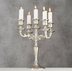 Nouveau prix de gros Candélabres hauts en aluminium pour la décoration de mariage et de fête Bougeoirs Candélabres Centre de table - Product Image 3