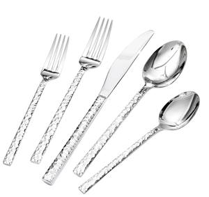 Vaisselle en acier inoxydable de qualité alimentaire de style classique à vendre ensemble de couverts plaqués or pour la maison et l'hôtel - Product Image 4