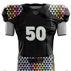 Uniforme de Fútbol Americano Sublimado de Diseño Personalizado al por Mayor, Transpirable, de Alta Calidad, Precio Razonable, Unisex para Adultos - Product Image 4
