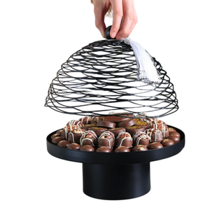 Bol en métal doré de qualité supérieure Desserts Bonbons Bol de service Présentoir à chocolat élégant pour la décoration de mariage et les occasions spéciales - Product Image 2