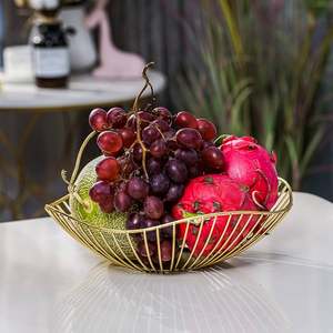 Cesta de resina duradera de la mejor calidad de fabricante confiable Tamaños de color personalizados Forma de diseño decorativo Art Deco para frutas - Product Image 3