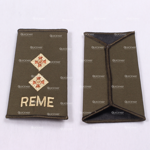 Custom Made Olive Green Ceremonial Uniform Rank <b>Slide</b> With Custom Epaulette <b>Slip</b>-on Sliders Long and Short in Sizes - Product Image 3