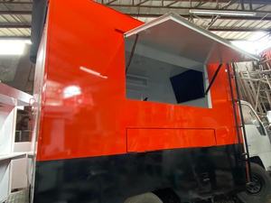 Nuevo Remolque de Comida Rápida Móvil Moderno en Venta, Color Rosa, Rojo, Negro, Amarillo, Verde - Product Image 6