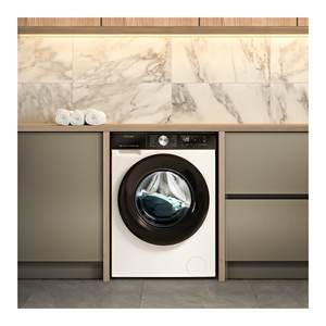Lavadora de Carga Frontal de 12 Kg en Blanco y Negro Clase A con 1400 rpm 3S WF3S1243BW3 Dimensiones 595x64x84.5cm - Product Image 4