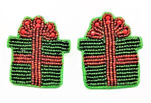 Pendientes colgantes de árbol de Navidad de alce de Papá Noel de tela bonita para mujer, joyería chapada en oro, regalos de Navidad perfectos, ¡Precio bajo ofrecido! - Product Image 6