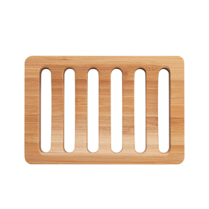 2025 Top Seller Natural Organic Bamboo Soap Dish Self-Draining Kitchen Tray in Wooden Color <b>Bath</b> <b>Bath</b> Soap Tray - Product Image 3