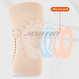 Genouillères ergonomiques élégantes pour poteau avec sangles sécurisées et rembourrage profilé pour protéger les genoux pendant le travail au sol et l'entraînement - Product Image 4