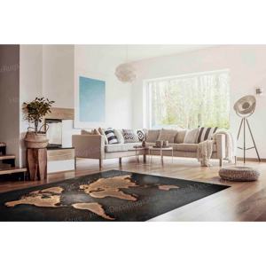 Tapis de carte du monde abstrait, tapis imprimé, tapis antidérapant pour cuisine, salle de classe, tapis en velours de luxe - Product Image 3