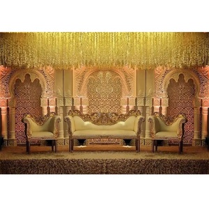 Traditional <b>Wedding</b> Stage Golden Back-<b>Frames</b> Stunning <b>Wedding</b> Event Back <b>Frames</b>/Panels Modern <b>Wedding</b> Stage Back <b>Frames</b> usa - Product Image 6