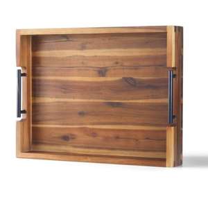 Nouveau plateau de service fait main en bois au design antique d'une seule pièce avec qualité et matériau extra premium à des tarifs très bas - Product Image 2