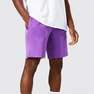 Venta al por mayor de los hombres de talla grande XS pantalones de baloncesto de marca personalizada logotipo bordado recto corto conjunto de patrón sólido de malla de algodón Vintage - Product Image 1