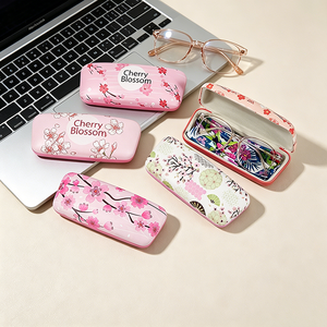 Estuche Rígido <span class=keywords><strong>para</strong></span> <span class=keywords><strong>Gafas</strong></span> con Diseño Floral Impreso Digitalmente, Personalizado con Logotipo, <span class=keywords><strong>para</strong></span> <span class=keywords><strong>Gafas</strong></span> <span class=keywords><strong>de</strong></span> Lectura - Product Image 1