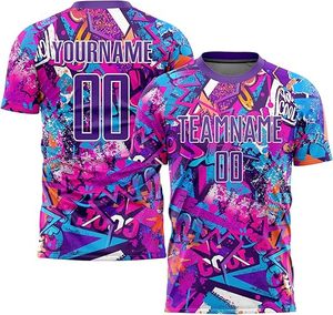 ชุดเสื้อฟุตบอลสำหรับผู้ชายเสื้อกีฬาผ้าโพลีเอสเตอร์ระบายอากาศได้ดี - Product Image 4