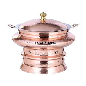 Réchaud en métal de luxe Plat de nourriture fait à la main d'excellente qualité Classique Élégant fantaisie nouveau chauffe-plats en métal - Product Image 1