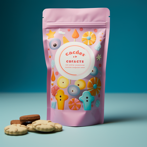 Tùy chỉnh in Nắp kéo dây kéo túi hạt kẹo Cookie Snack túi bao bì Nhựa đứng lên túi - Product Image 6