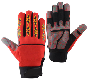 ถุงมือช่างป้องกันการลื่นทนทานต่อความร้อนถุงมือถุงมือทำงานอุตสาหกรรม - Product Image 3