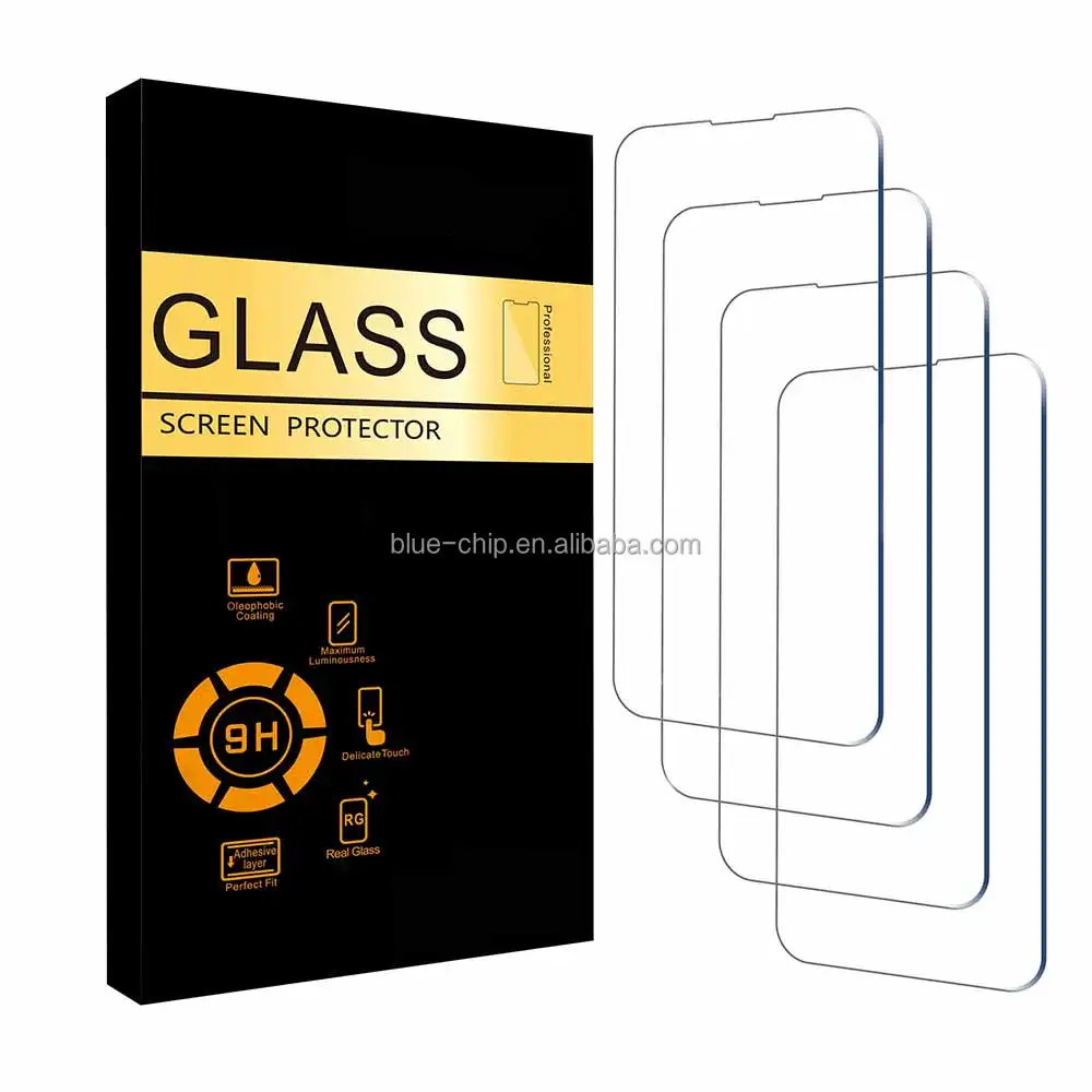 Diamond Tinted Private 9h Tempered Glass 4 Pack Privacy 14 Screen Protectors For Iphone 13 Pro Max 6.7" Wit 13pro 12 11 Mini XR