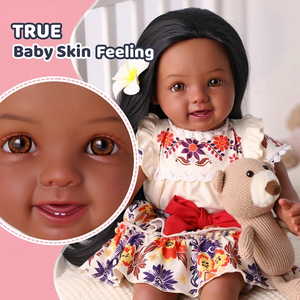 Muñeca Bebé Reborn de Vinilo Realista de 20 Pulgadas, Modelo <span class=keywords><strong>Susan</strong></span> de Babeside, con Cabello Rizado Injertado a Mano - Product Image 4