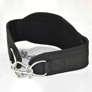 Custom Gym Weight Lifting Dip <b>Belt</b> with <b>Chain</b> for Powerlifting Training - Product Image 1