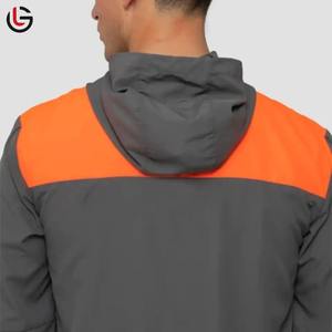 เสื้อแจ็คเก็ตกันลมมีฮู้ดสำหรับผู้ชาย ผ้าโพลีเอสเตอร์กันน้ำ ระบายอากาศได้ดี คอตั้ง ปักโลโก้ได้ตามต้องการ เหมาะสำหรับฤดูหนาว - Product Image 5