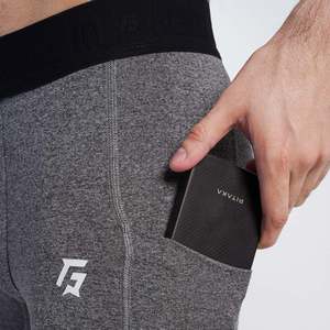 Leggings de compression pour hommes GA 2.0, couleur grise - Product Image 6