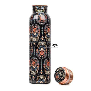 Botella de cobre ancha y elegante, ligera y fácil de llevar de Tradebyd - Product Image 1