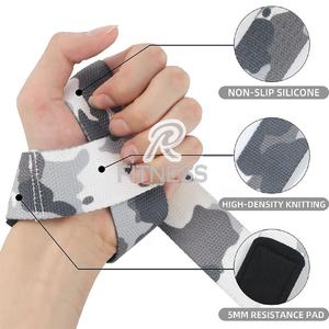 Correas de Levantamiento de Pesas de Algodón y Neopreno Antideslizantes, Último Modelo de Correas de Entrenamiento de Fuerza con Estampado de Camuflaje para Unisex - Product Image 6