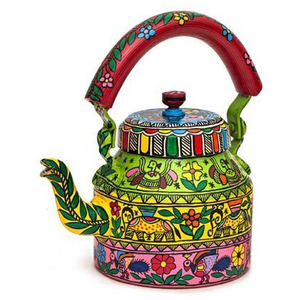 <b>Antique</b> Design Enamel Factory Direct Sales Stainless Steel Hand Painted <b>Tea</b> Kettle for Serving <b>Tea</b> for Restaurants - Product Image 6