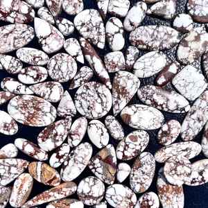 Lote de piedras preciosas de caballo salvaje, venta al por mayor, cabujón 100 por ciento, calidad de Grado Superior Natural para joyería hecha a mano y proyectos de artesanía artesanal - Product Image 1