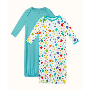 ชุดนอนเด็กแบบ 2 ชิ้น พร้อมดีไซน์เปิดด้านล่างด้วยผ้าเจอร์ซีย์ระบายอากาศได้ดี - Product Image 5