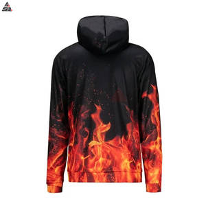 Conjunto Deportivo Unisex de 2 Piezas Blaze Fight Wear, Chaqueta Cortavientos con Cremallera, Ligero, Holgado, de Forro Polar, Transpirable, Invernal, Liso, 100% - Product Image 3