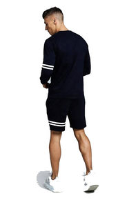 Nuevos conjuntos de pantalones cortos informales para hombre, camiseta de manga corta, pantalones cortos, conjunto de chándal sólido, ropa de marca para hombre, conjuntos de 2 piezas - Product Image 2