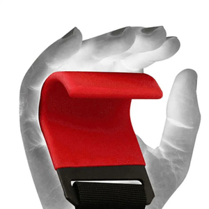 ตะขอยกน้ำหนักแบบมีโลโก้ สายรัดข้อมือยกน้ำหนักแบบหนาพิเศษ สายรัดสำหรับยกน้ำหนัก ที่จับยกน้ำหนัก ตะขอสำหรับยิม - Product Image 6