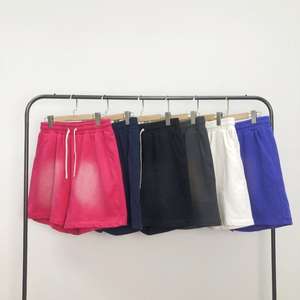 Vêtements Streetwear surdimensionnés vierges délavés à l'acide, vêtements d'été pour hommes, vintage, 350 g/m² - Product Image 6