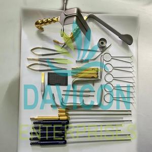 Juego de instrumentos de cirugía plástica personalizados manuales de acero inoxidable (juego de 30 piezas) Cánulas de tamaño personalizado con certificación CE - Product Image 3