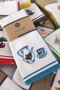 ชุดผ้าเช็ดมือในครัว2ชิ้น (40*60ซม.) ผ้าเทอร์รี่ผสมสองด้านนุ่มและดูดซับ420GSM - Product Image 3