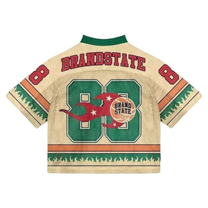 Dizzah, camisetas de talla grande con cuello en V para hombre, camisetas de poliéster de malla de 300 gramos, paneles de sublimación, patrón sólido de secado rápido - Product Image 6