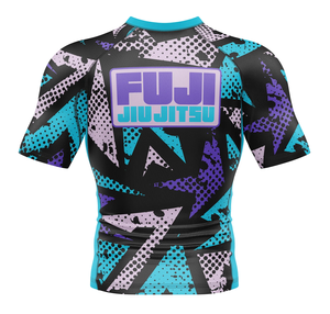 Shorts Negros de Ajuste Perfecto 2026 y Rashguards con Paneles Azules para Bjj Nogi Jiu Jitsu - Product Image 4