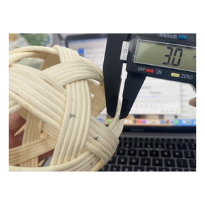 Bola de ratán natural hecha a mano-Artesanía tradicional vietnamita, acento de decoración del hogar o Idea de regalo ecológica única - Product Image 4