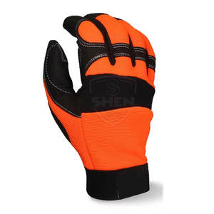 Wholesale Price Full <b>Fingers</b> Safety Mechanic <b>Gloves</b> Different Color And Design For Sale Best Selling Mechanic <b>Gloves</b> - Product Image 2