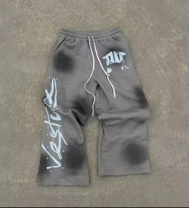 Top Trending Washed Men's Pants Pantalones sueltos Hip-hop Trend Versatile Sweatpants Jogging Pants Pantalones de chándal para hombres 2025 - Product Image 3