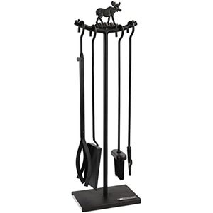 ชุดเตาผิงทองเหลืองชุดรูปแบบที่ไม่ซ้ำกันสำหรับตกแต่งบ้านพลั่วแปรงโป๊กเกอร์ยืนในโลหะทองเหลืองโบราณชุดไฟอุปกรณ์เสริม - Product Image 3