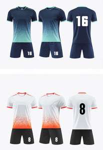 <b>Training</b> <b>football</b> kit for men boys kids breathable polyester sublimated soccer team jersey - Product Image 5